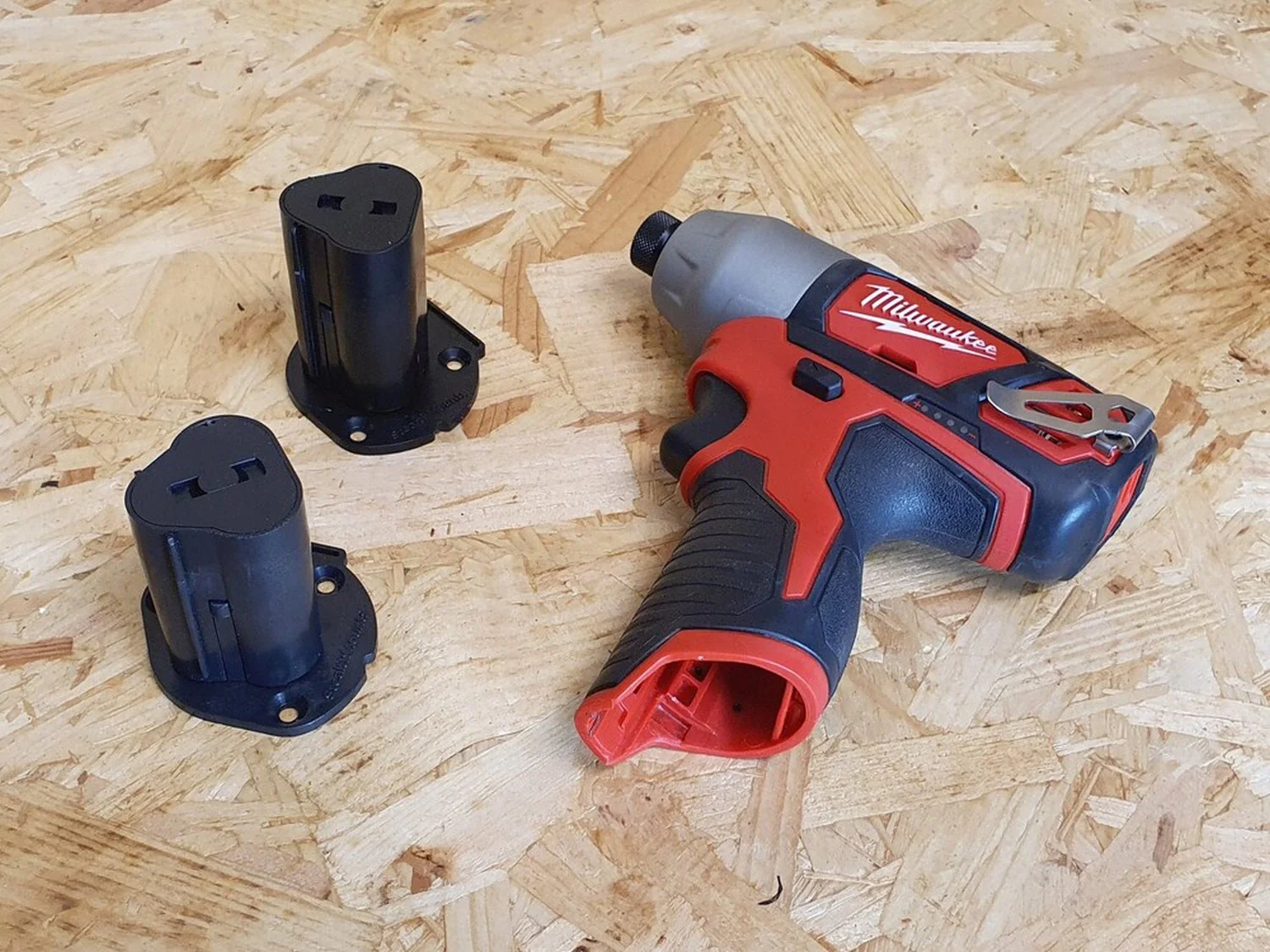 StealthMounts Tool Mounts for Milwaukee M12 Black, 3-Pack - Image 3