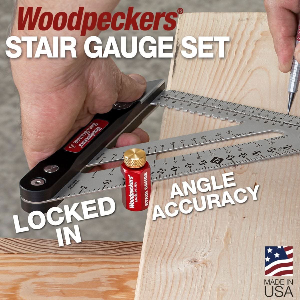 Woodpeckers STG-22 Stair Gauge Set - Image 2
