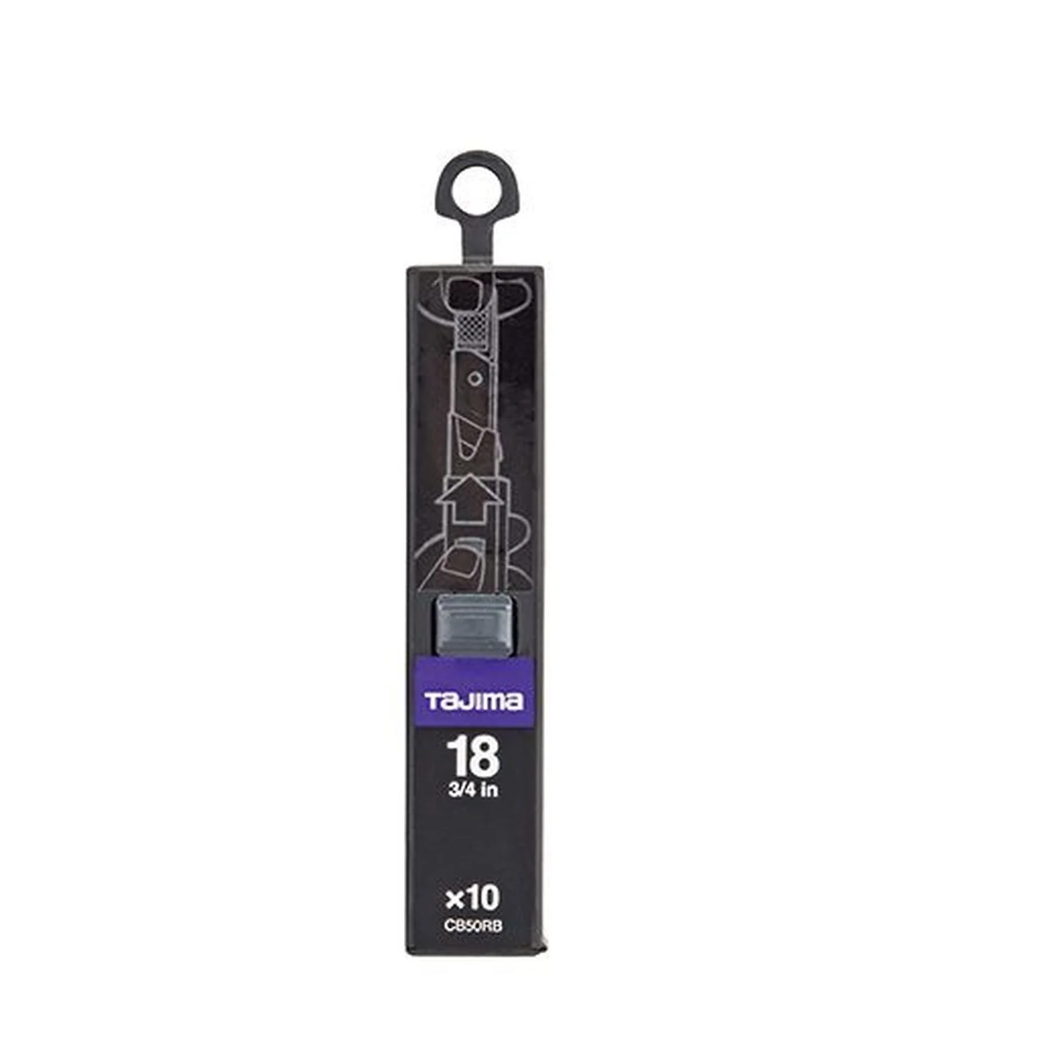 Tajima CB50RBC Premium Cutter Series Razar Black Blade - Image 1