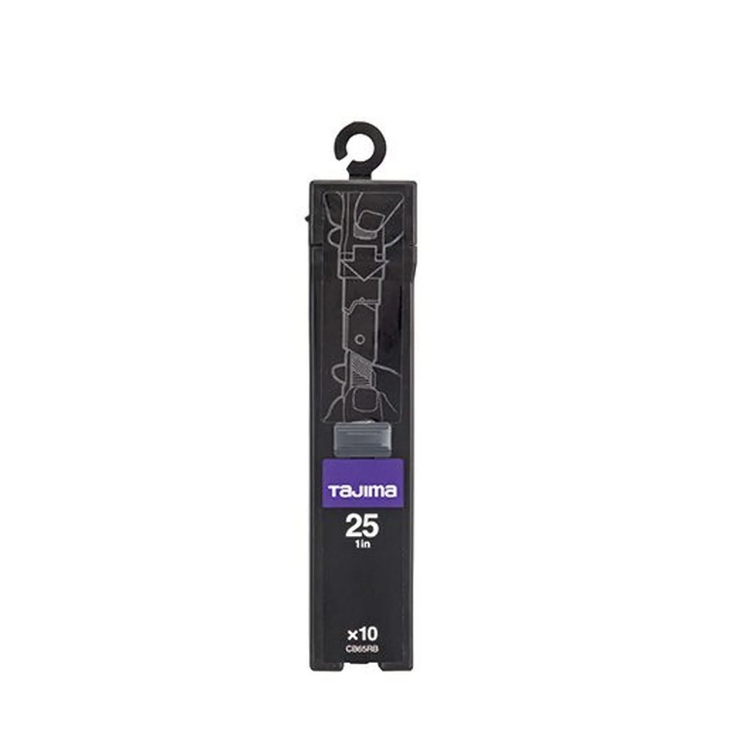 Tajima CB65RBC Premium Cutter Series Razar Black Blade - Image 1