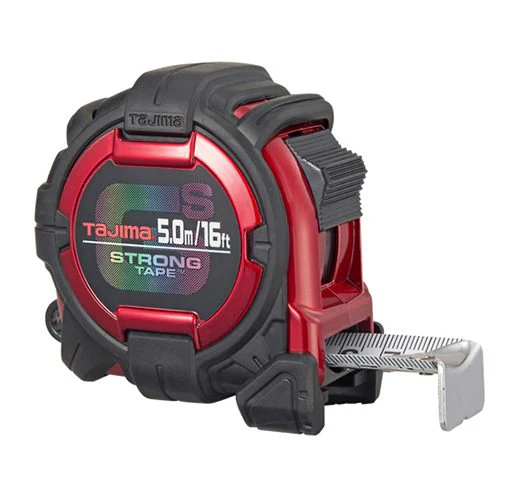 Tajima GS-16/5mBW GS-Lock Standard and Metric Scale 16-ft. 5m Tape Measure