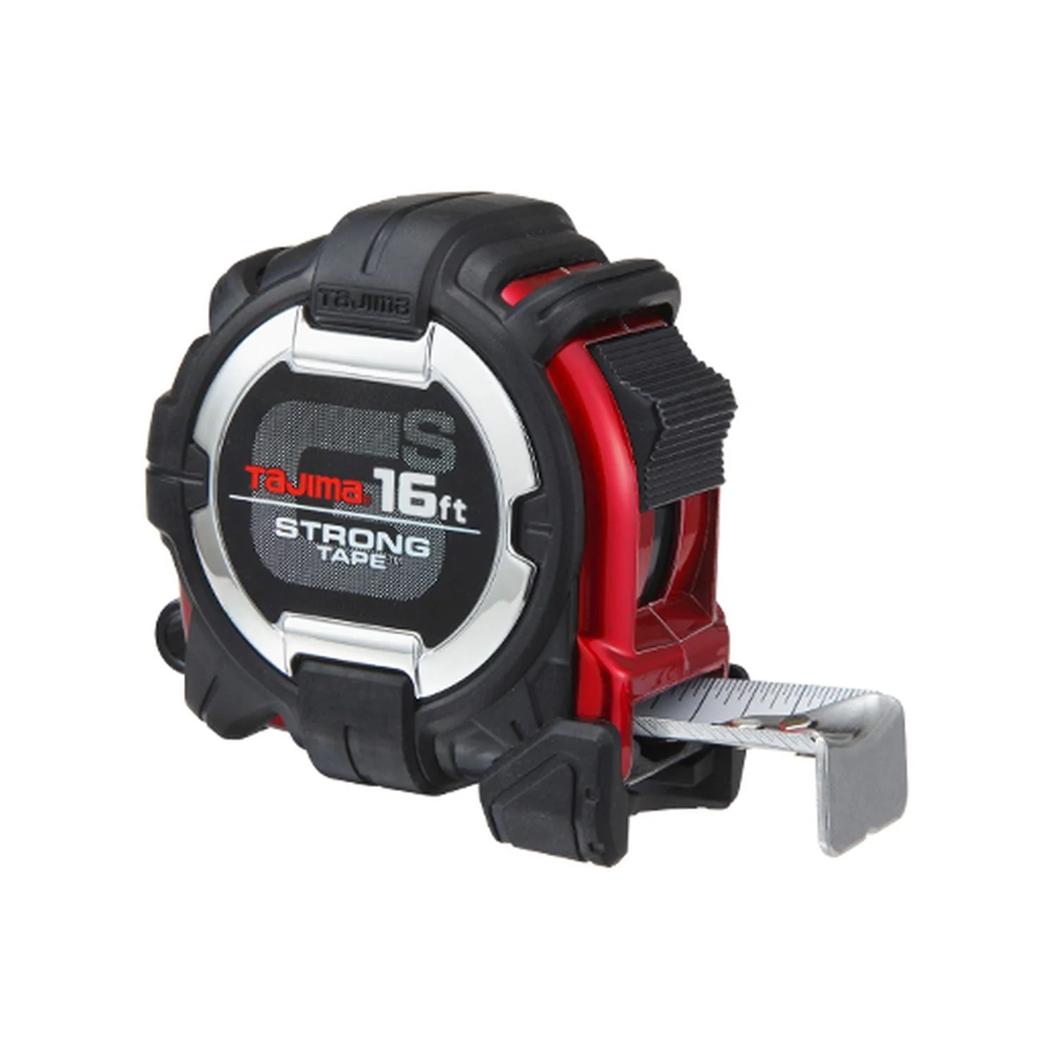 Tajima GS-C16BW GS-Lock, 16-ft. x 1-in. Strong Tape and Hook Tape Measure With Compatible Clip