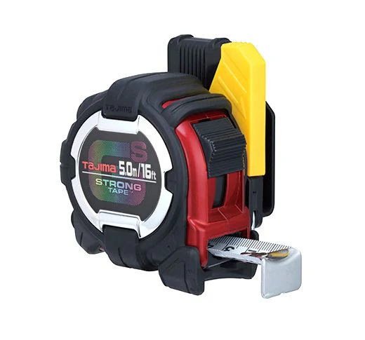 Tajima GSSF-16/5mBW GS-Lock With Safety Belt Holder Standard and Metric Scale 16-ft. 5m
