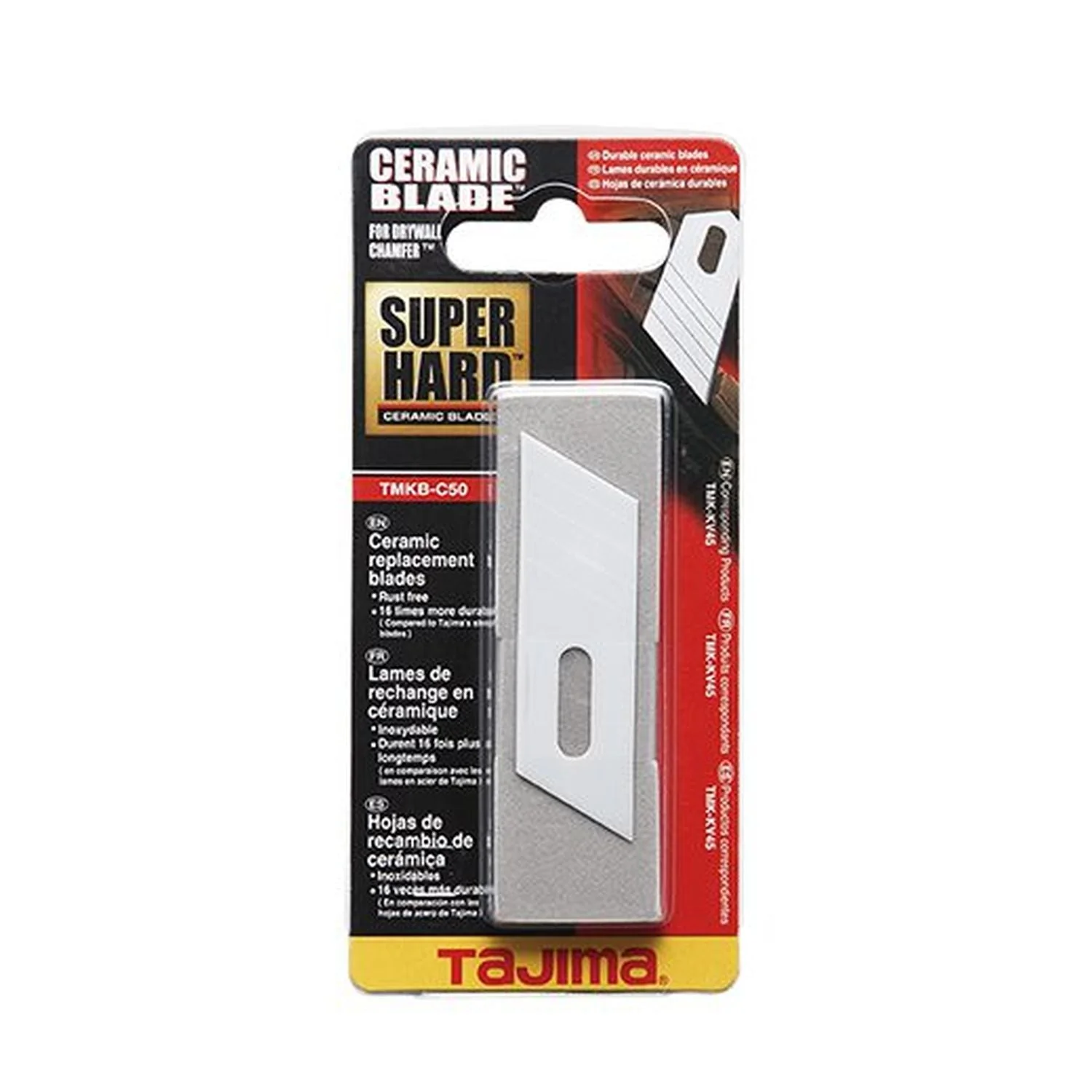 Tajima TMKB-C50 Ceramic Blade For Drywall Chamfer Super Hard - Image 1