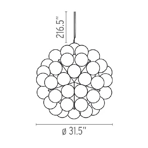FLOS | TARAXACUM 88S SUPENSION PENDANT LIGHT | $15,780.00 - Image 3