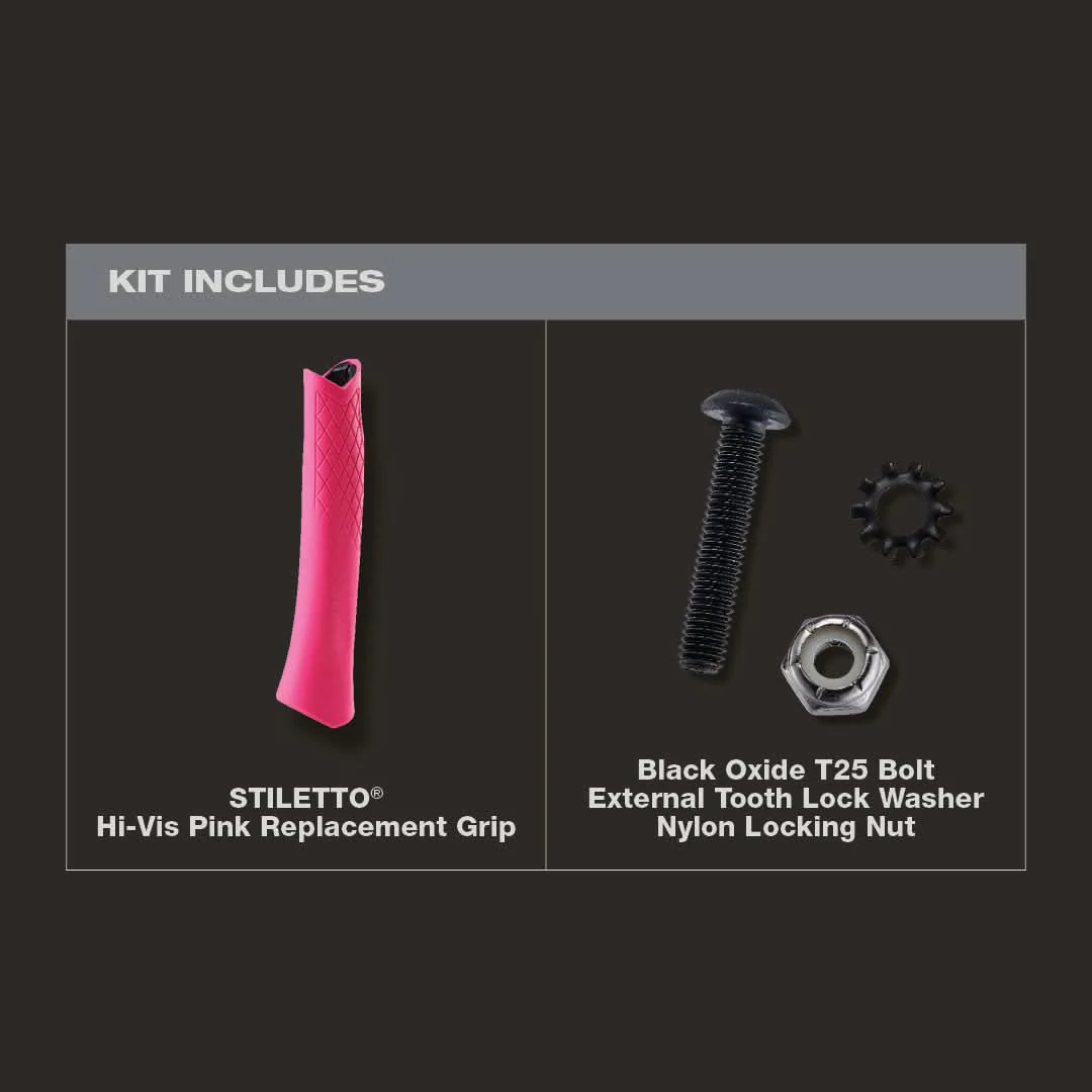 Stiletto PROMO TBRG-P STILETTO Hi-Vis Pink Replacement Grip (PROMO) - Image 2