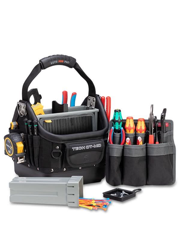 Veto Pro Pac TECH OT-MD BLACKOUT Compact Open-Top Tool Bag - Image 3