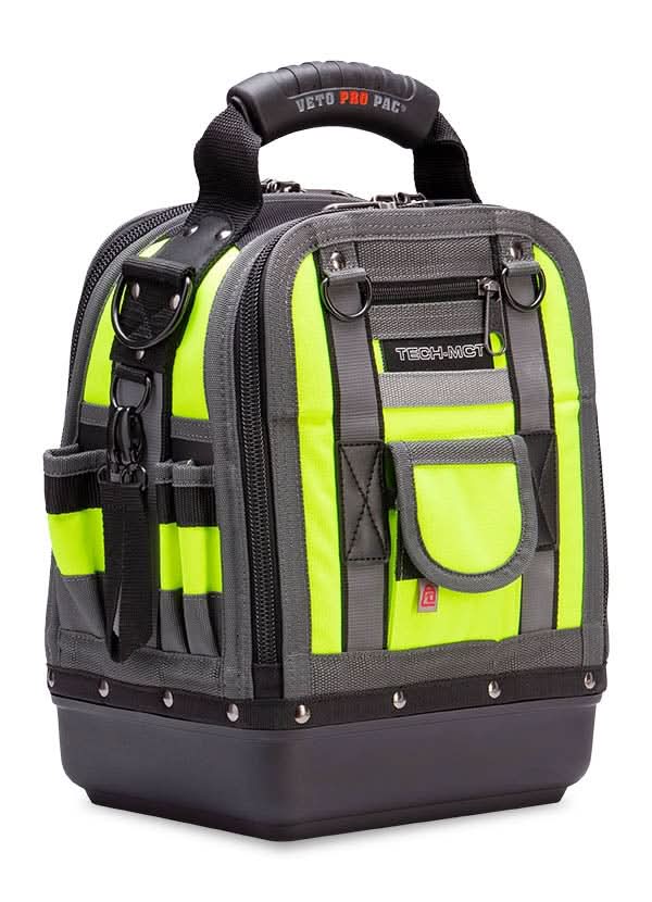 Veto Pro Pac Tech MCT Hi-Viz Yellow Compact Fully Featured Service, Repair & Install Tool Bag - Image 2