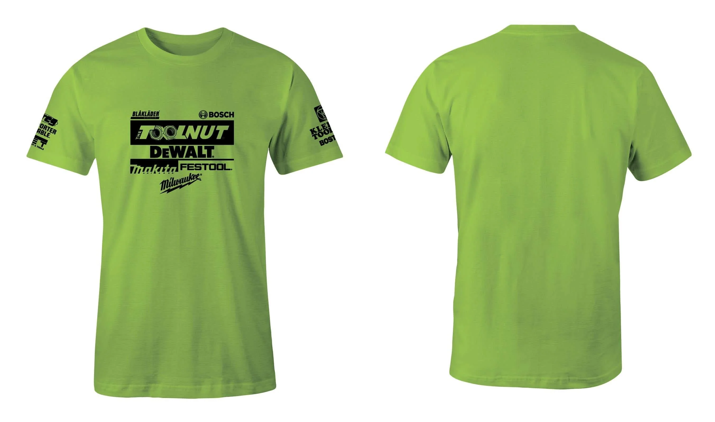 Tool Nut Official T-Shirt Hi-Vis Green Edition - Image 1