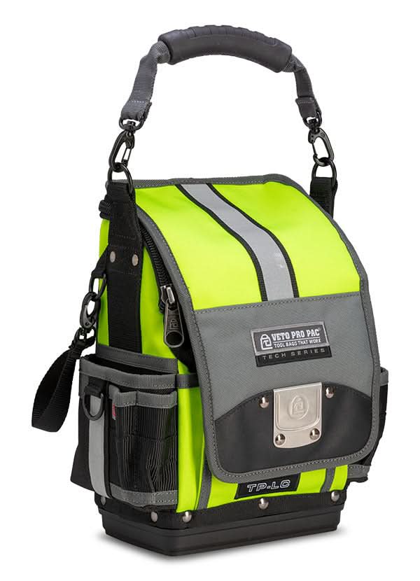 Veto Pro Pac TP-LC HI-VIZ YELLOW Compact Zippered Technician's Tool Pouch - Image 1