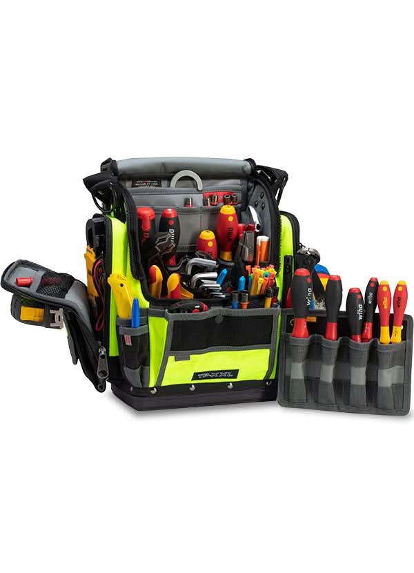 Veto Pro Pac TP-XXL Hi-Viz Yellow Extra Large Zippered Technician Tool Pouch - Image 2