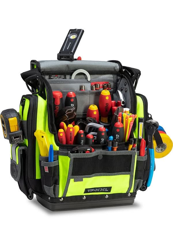 Veto Pro Pac TP-XXL Hi-Viz Yellow Extra Large Zippered Technician Tool Pouch - Image 3