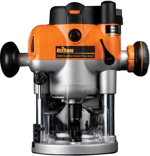 Triton TRA001 Corded Dual Mode Precision 3-1/4 HP 2400W Plunge Router - Image 3