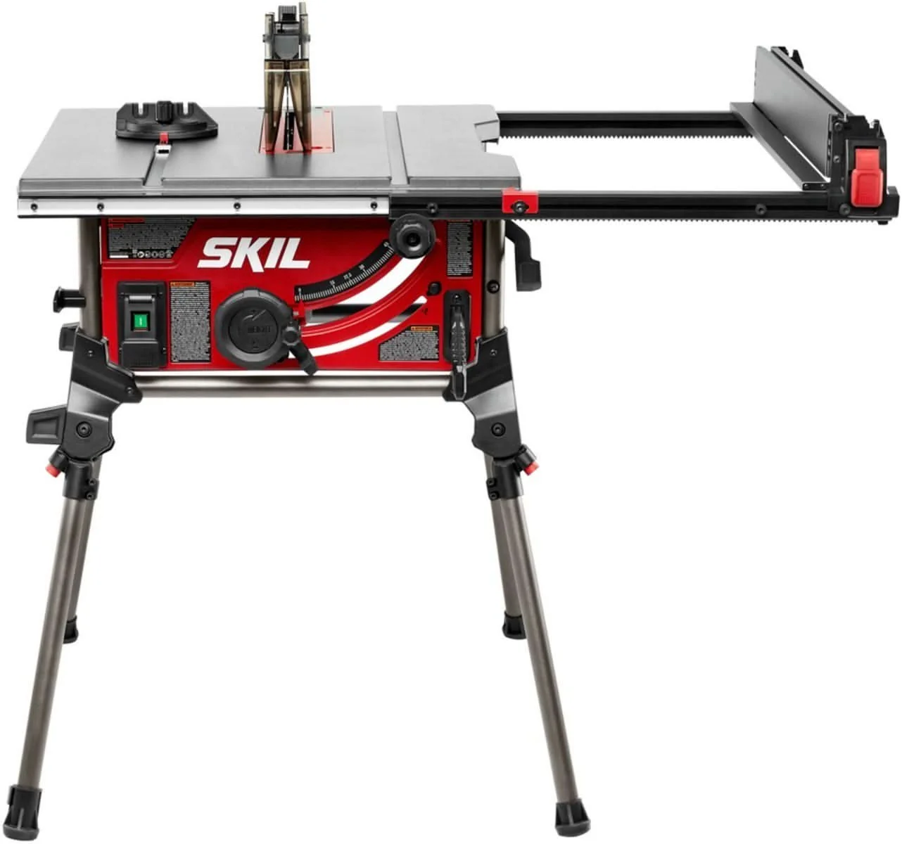 SKIL 15-Amp 10 in. Portable Table Saw with Dado Insert Plate and Circular Saw Blade - Image 2