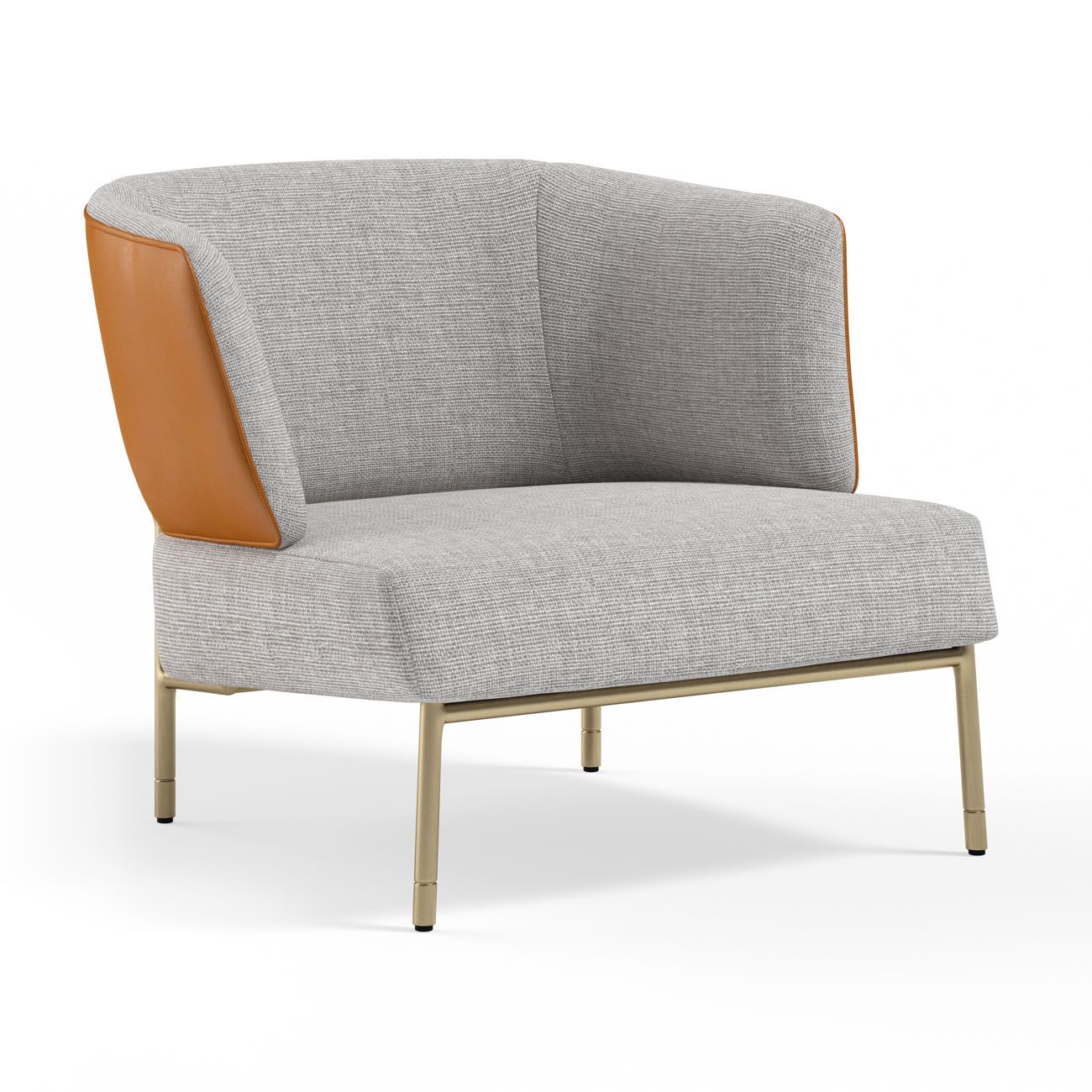 ASTON MARTIN HOME | V244 LEATHER AND FABRIC LOUNGE CHAIR | ,850.00