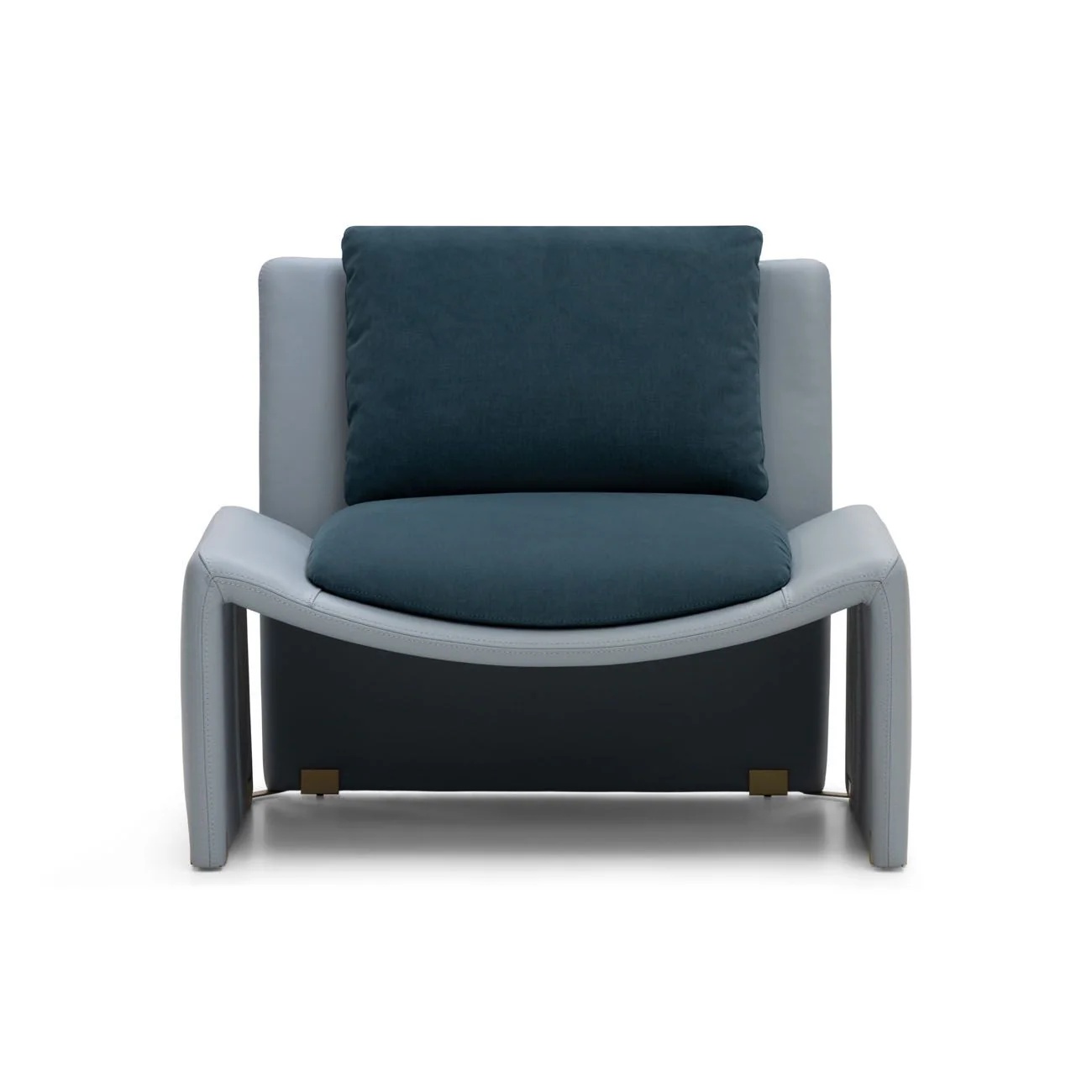 ASTON MARTIN HOME | V263 FABRIC AND LEATHER ARMCHAIR | $12,250 - Image 3