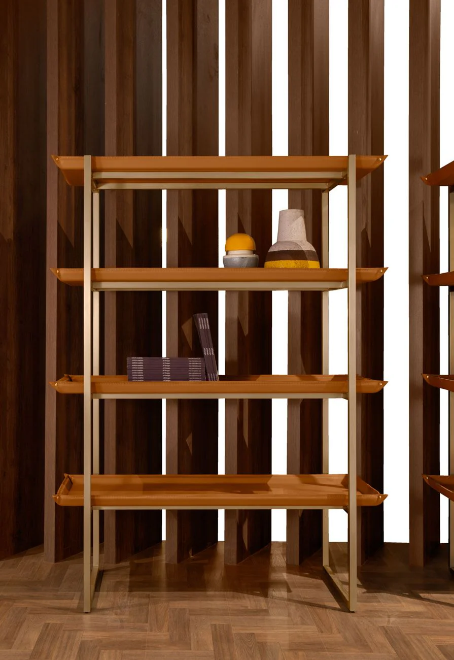 ASTON MARTIN HOME | V274 LEATHER BOOKCASE | $31,750 - Image 3