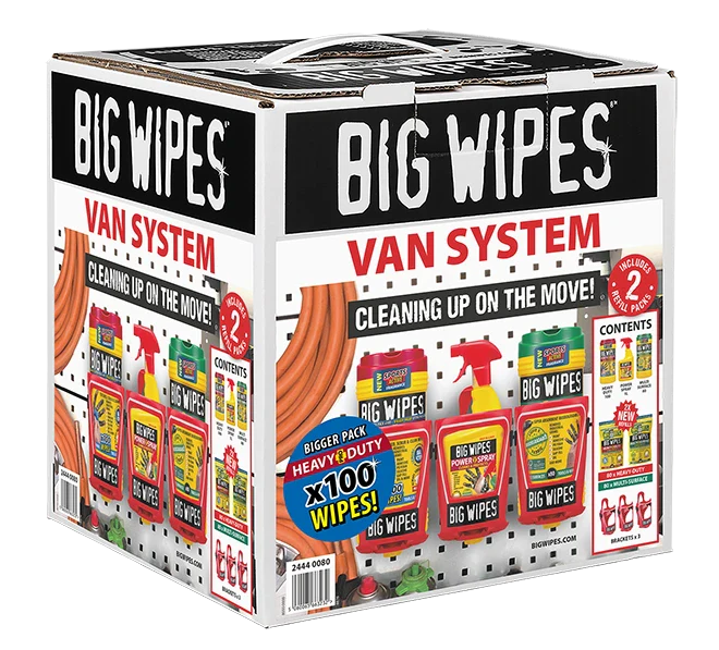 Big Wipes Industrial Cleaning Van System - Image 1