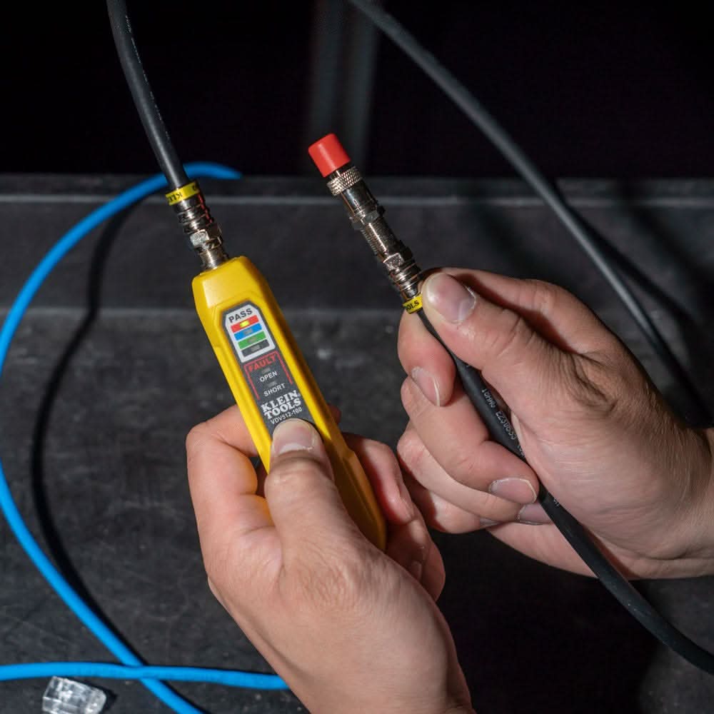 Klein Tools VDV002-820 Coax Push-On Connector Installation and Test Kit - Image 2