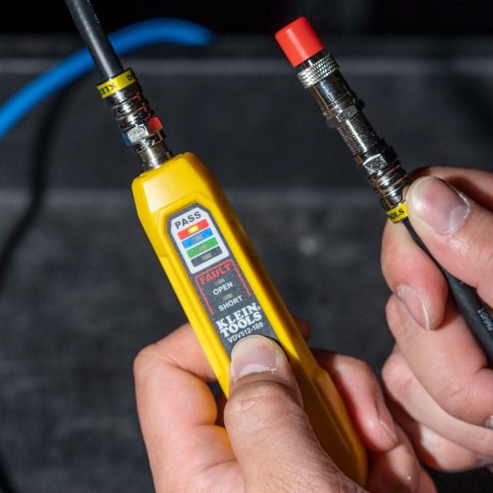 Klein Tools VDV002-820 Coax Push-On Connector Installation and Test Kit - Image 3