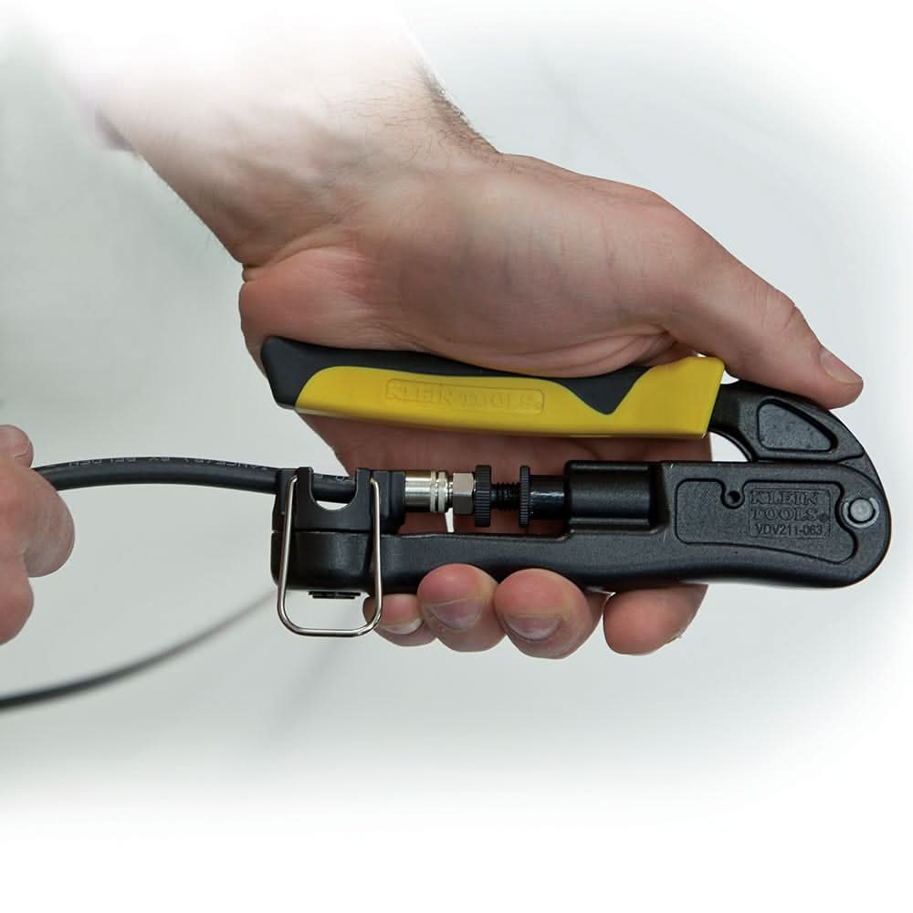 Klein Tools VDV211-063 Heavy-Duty Multi-Connector Compression Crimper - Image 2