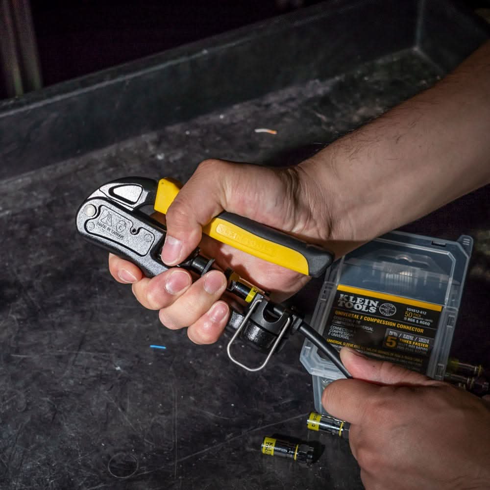 Klein Tools VDV211-063 Heavy-Duty Multi-Connector Compression Crimper - Image 3