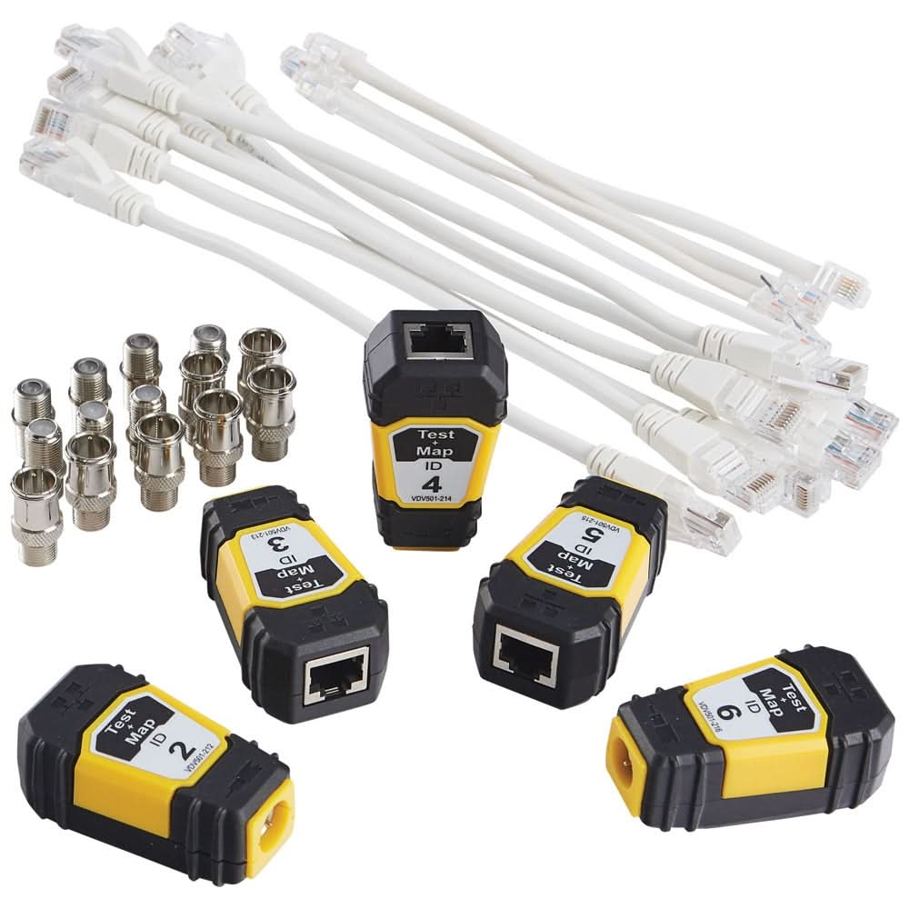 Klein Tools VDV770-850 Test + Map Remotes (#2 – #6) Upgrade Kit for Scout Pro 3 Tester