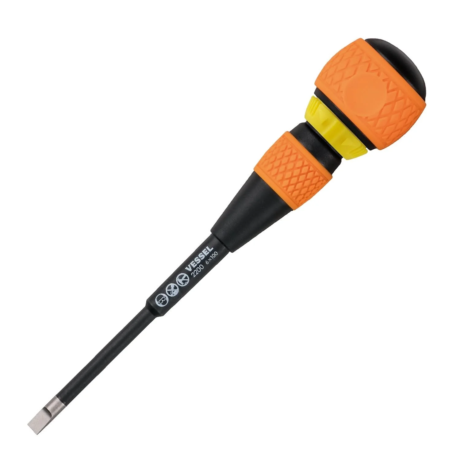 Vessel 2200S6100 Ball Ratchet Screwdriver - Image 1