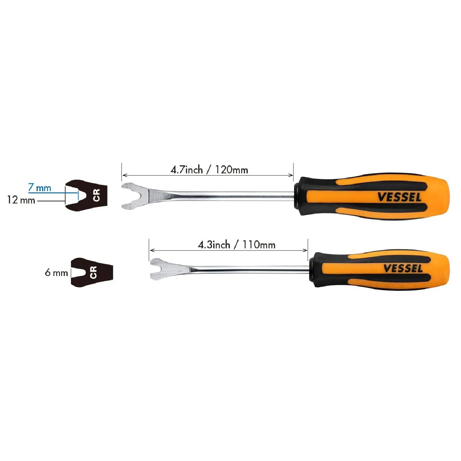Vessel 970CR2SC MEGADORA Clip Remover 2-Piece Set - Image 3