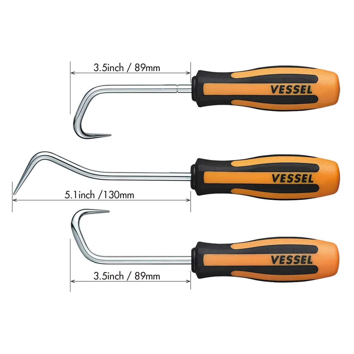 Vessel 970HR3PB MEGADORA Hose Remover 3-Piece Set - Image 1