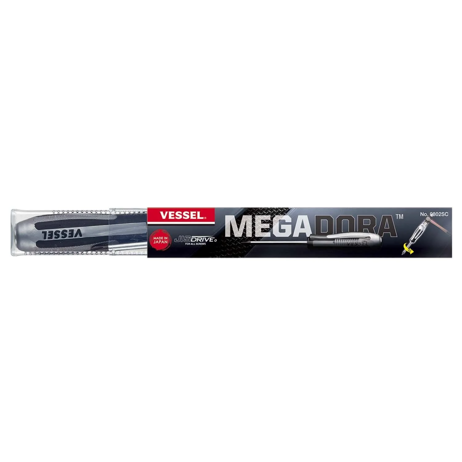 Vessel 9802SC MEGADORA IMPACTA Screwdriver 2-Piece Set - Image 1
