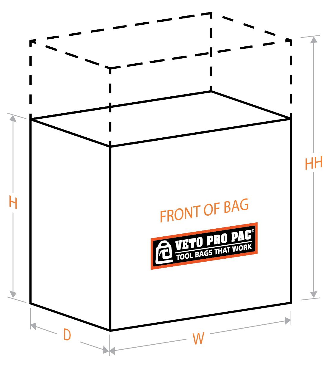 Veto SB-LD Blackout Tool Bag - Image 2