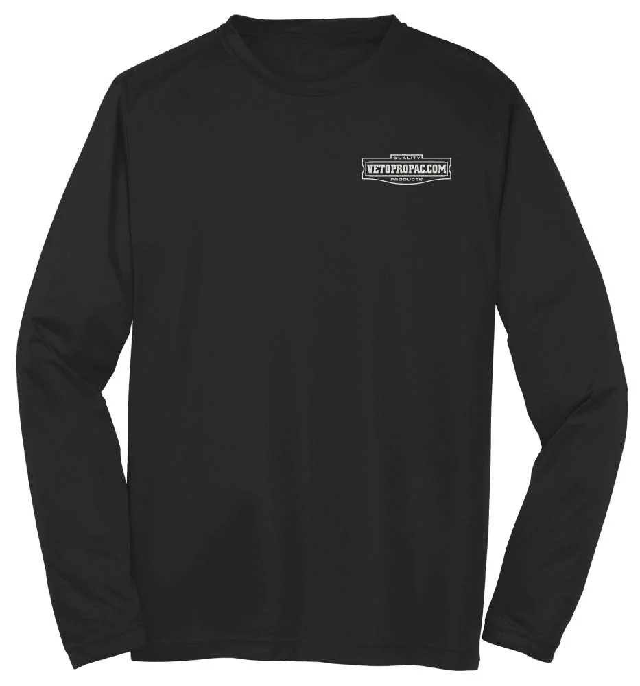 Veto Pro Pac Dry Fit Long Sleeve T-Shirt, Black - Image 1