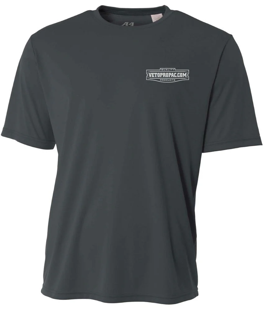 Veto Pro Pac Dry Fit Short Sleeve T-Shirt, Gray - Image 1