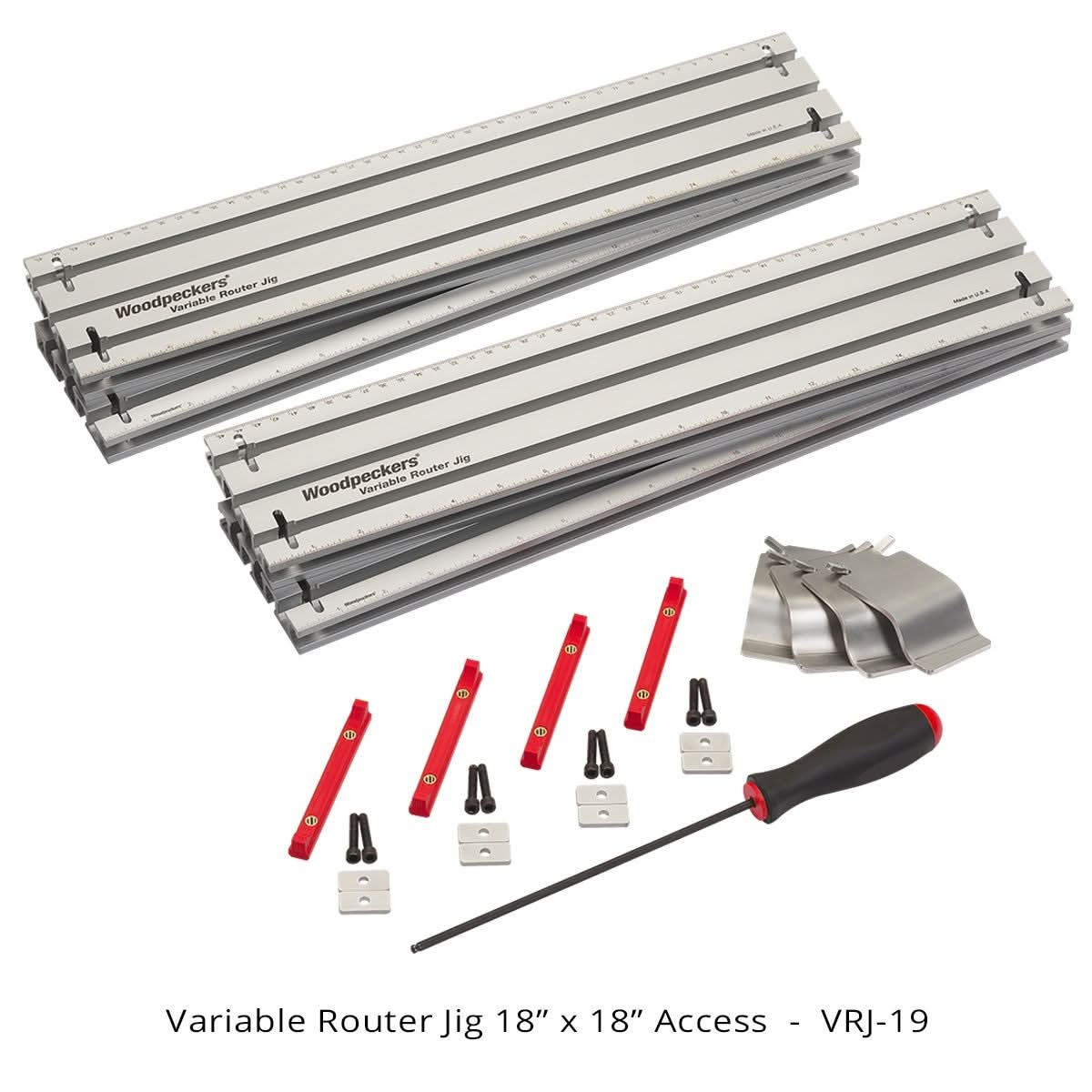 Woodpeckers VRJ-19 Variable Router Jig, 18″ x 18″