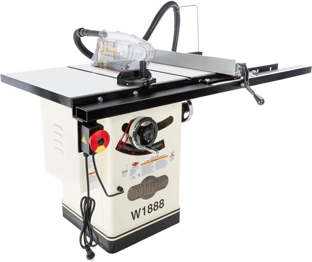 Shop Fox W1888 10-in Hybrid Table Saw With Riving Knife - Image 2
