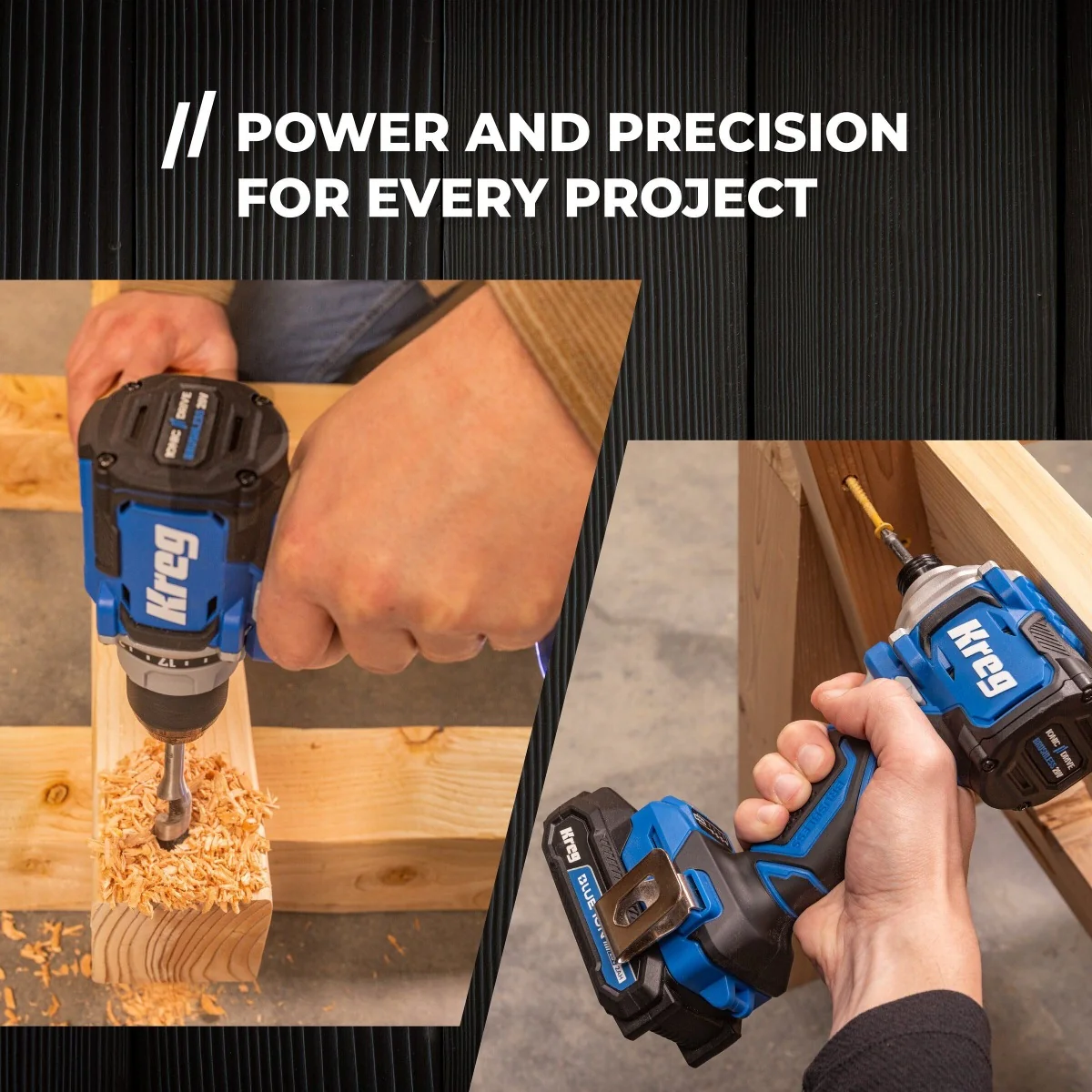 Kreg KPTDR050A 20V Ionic Drive Compact Drill & Driver Combo Kit - Image 2