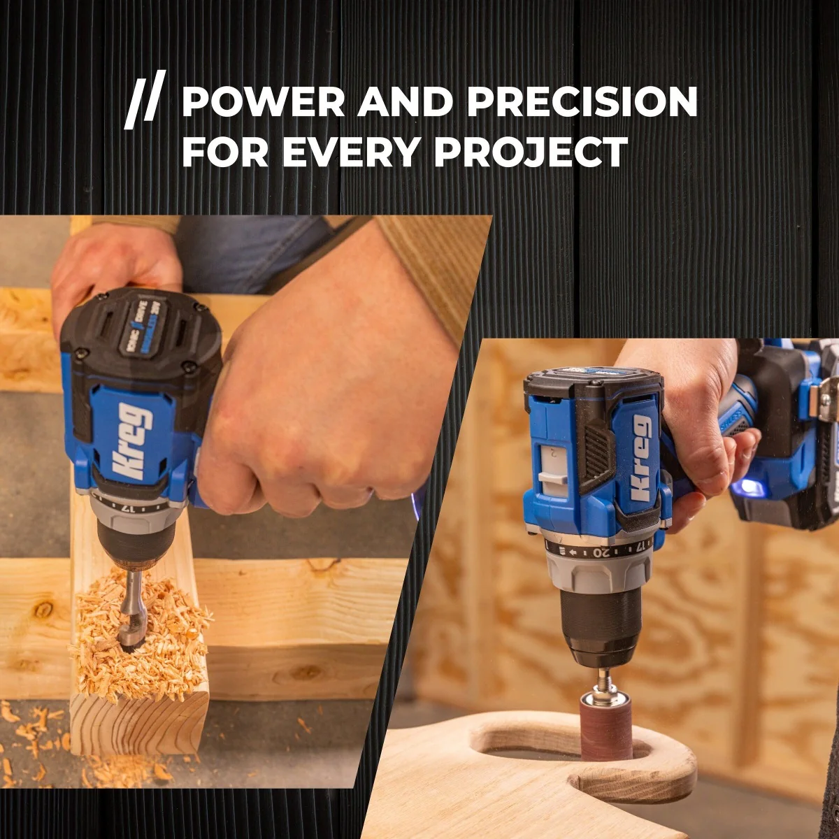 Kreg KPTDR050A 20V Ionic Drive 1/2-in Compact Drill, Tool Only - Image 2