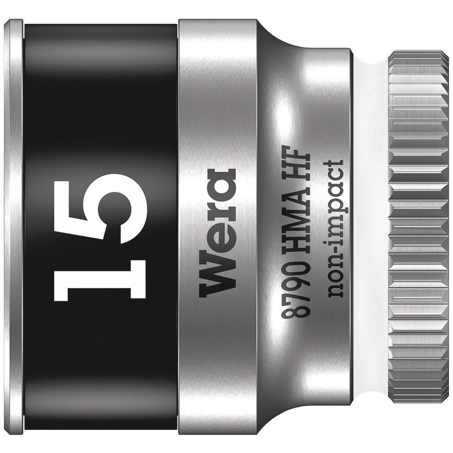 Wera 8790 Hma Hf Zyklop Socket With 1/4-in. Drive With Holding Function, 15x23-mm. - Image 1
