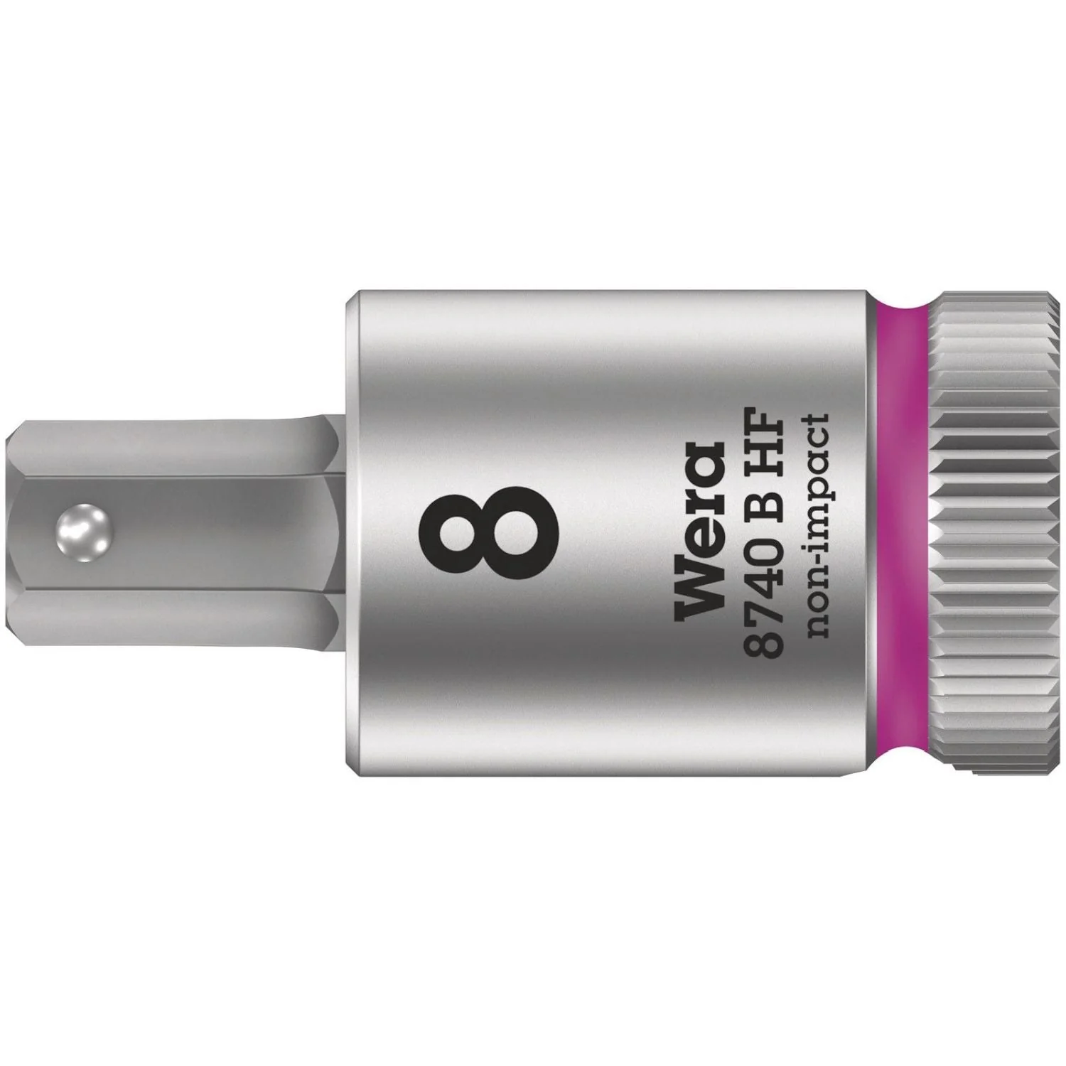 Wera 8740 B Hf Zyklop Bit Socket With Holding Function, 3/8-in. Drive, 5x35-mm. - Image 2