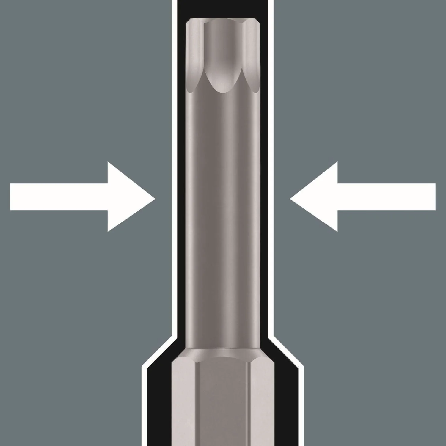 Wera 8740 B Zyklop Bit Socket With 3/8-in. Drive, With Extra Slim Profile Area, 4x107-mm. - Image 3