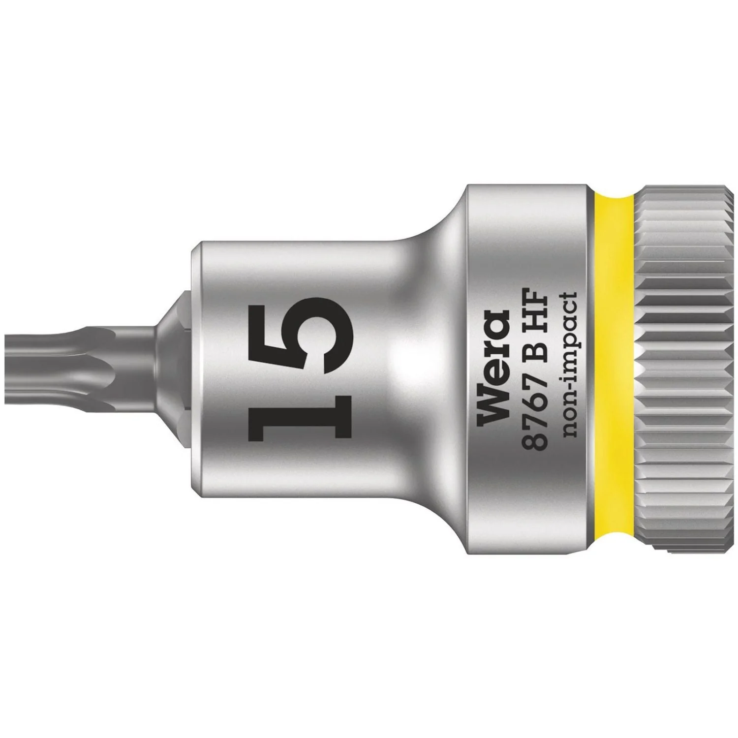 Wera 8767 B Hf Torx Zyklop Bit Socket With Holding Function, 3/8-in. Drive, Torx 15x35-mm. - Image 1