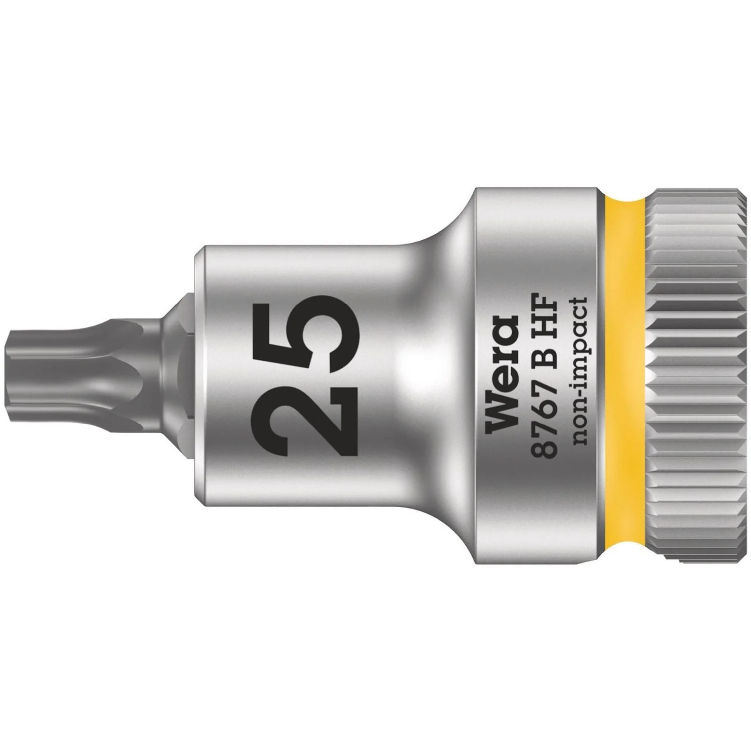 Wera 8767 B Hf Torx Zyklop Bit Socket With Holding Function, 3/8-in. Drive, Torx 25x35-mm. - Image 1