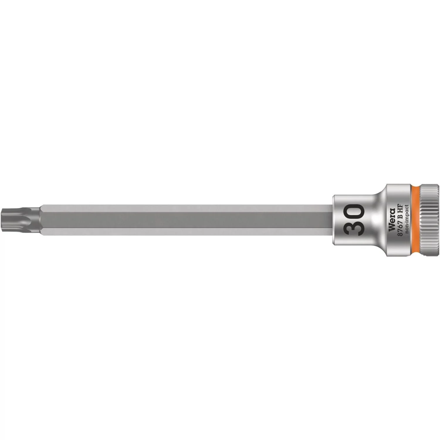 Wera 8767 B Hf Torx Zyklop Bit Socket With Holding Function, 3/8-in. Drive, Torx 30x107-mm. - Image 1