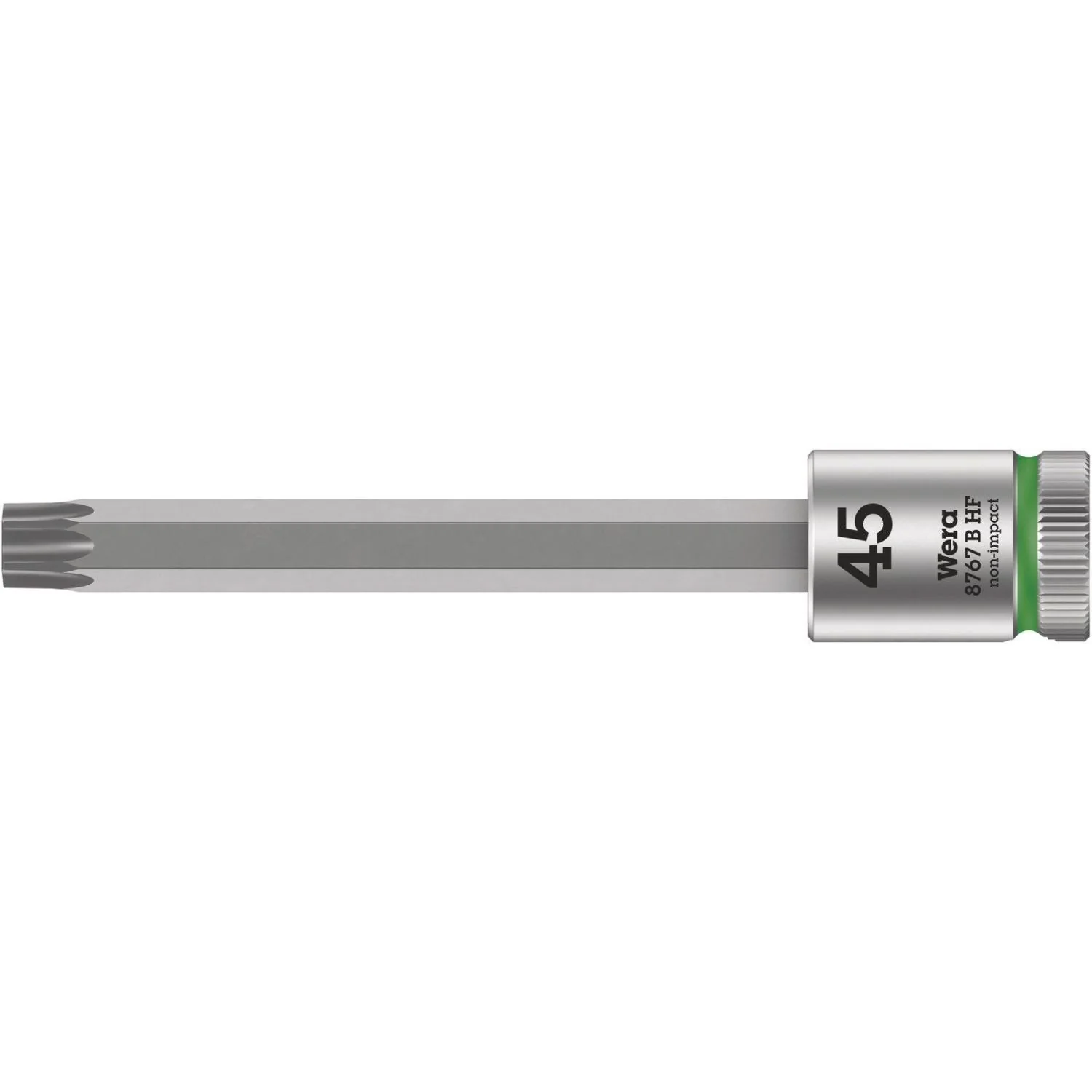 Wera 8767 B Hf Torx Zyklop Bit Socket With Holding Function, 3/8-in. Drive, Torx 45x100-mm. - Image 1