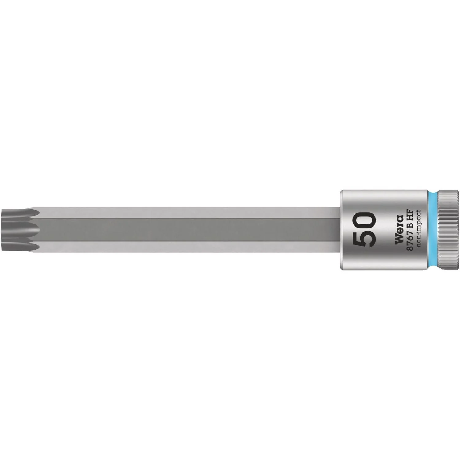 Wera 8767 B Hf Torx Zyklop Bit Socket With Holding Function, 3/8-in. Drive, Torx 50x100-mm. - Image 1