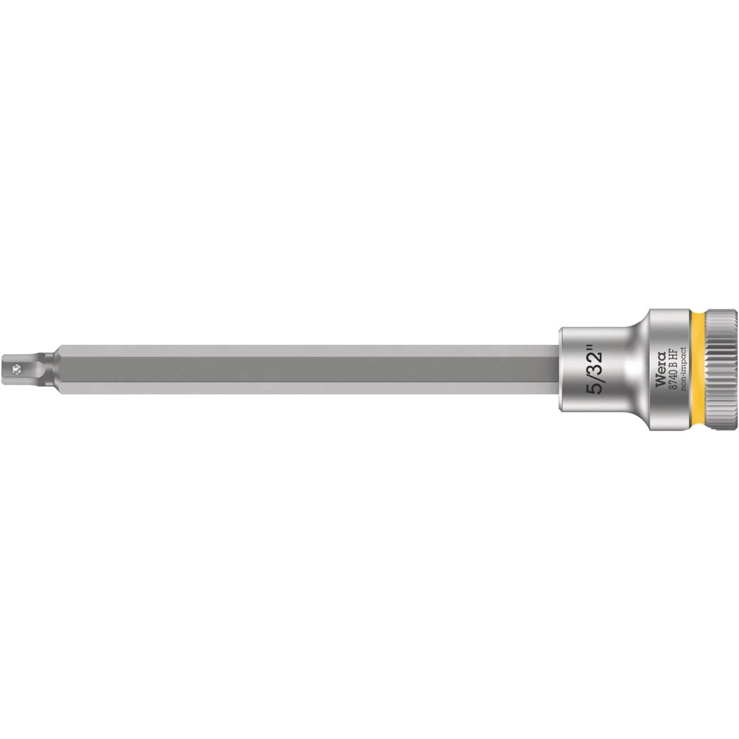 Wera 8740 B Hf Zyklop Bit Socket With Holding Function, 3/8-in. Drive, 5/32-in.x107-mm. - Image 1