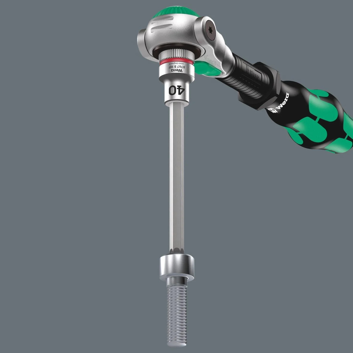 Wera 8767 B Torx Hf 1 Zyklop Bit Socket Set With Holding Function, 3/8-in. Drive, 6-Pieces - Image 3