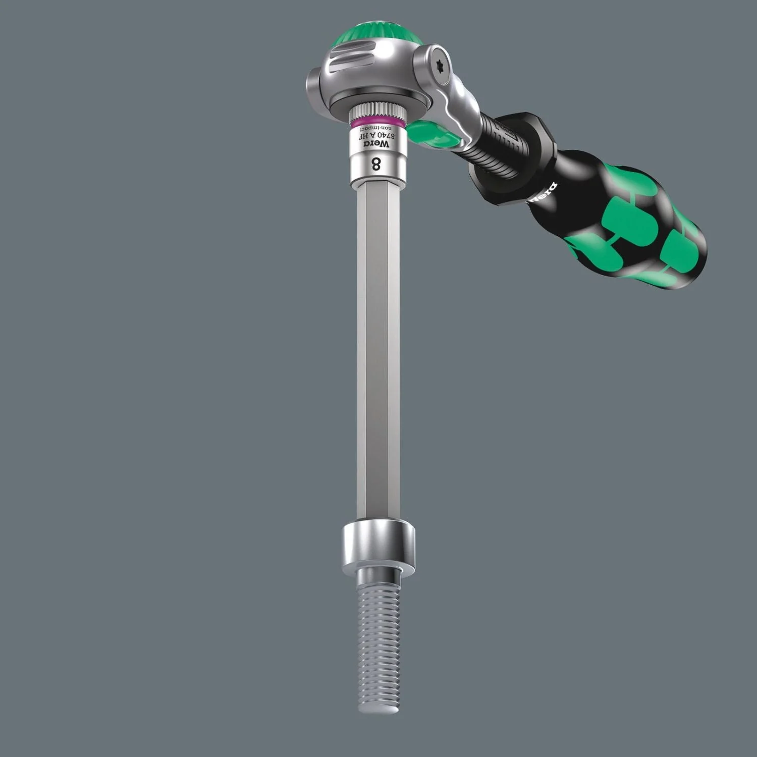 Wera 8740 A Hf 1 Zyklop Bit Socket Set With Holding Function, 1/4-in. Drive, 5-Pieces - Image 3