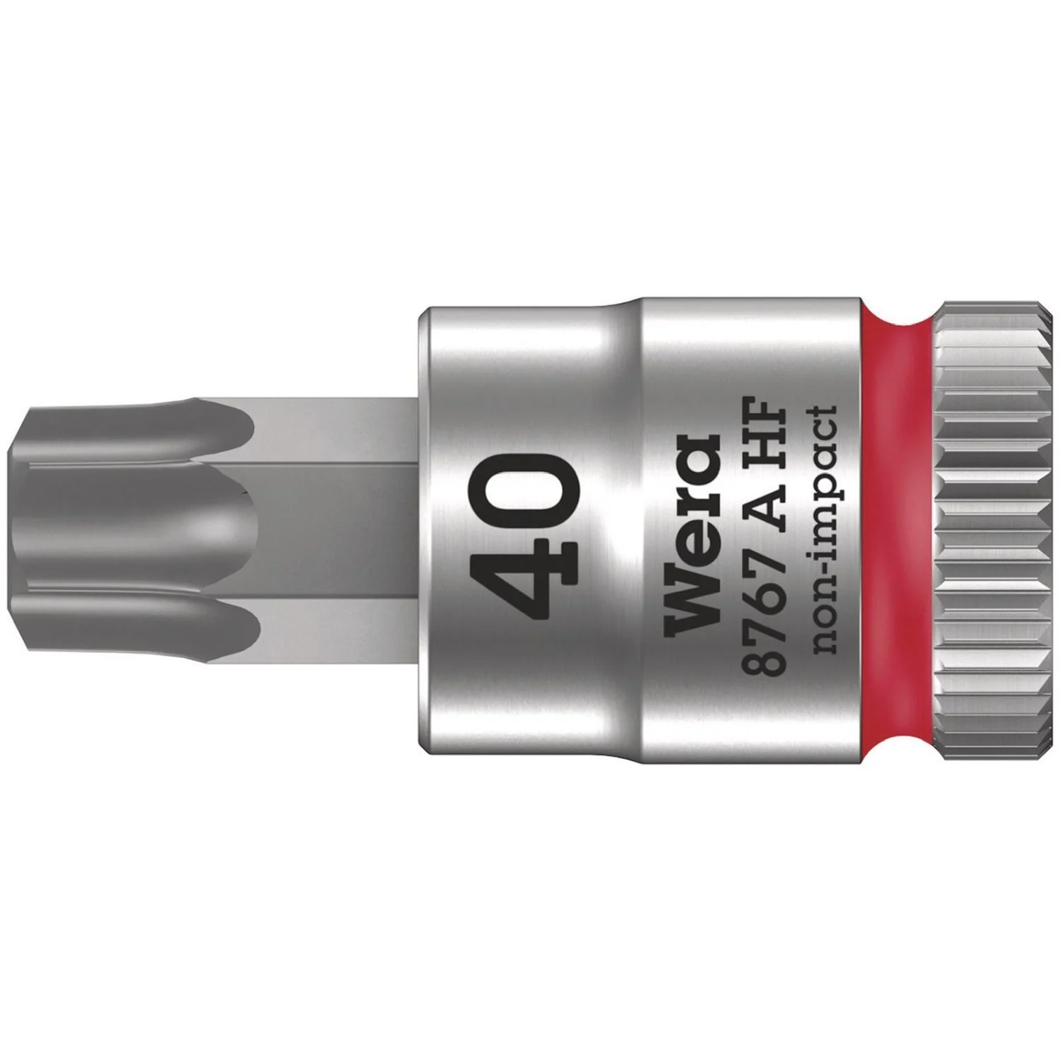 Wera 8767 A Hf Torx Zyklop Bit Socket With Holding Function, 1/4-in. Drive, Torx 25x28-mm. - Image 2